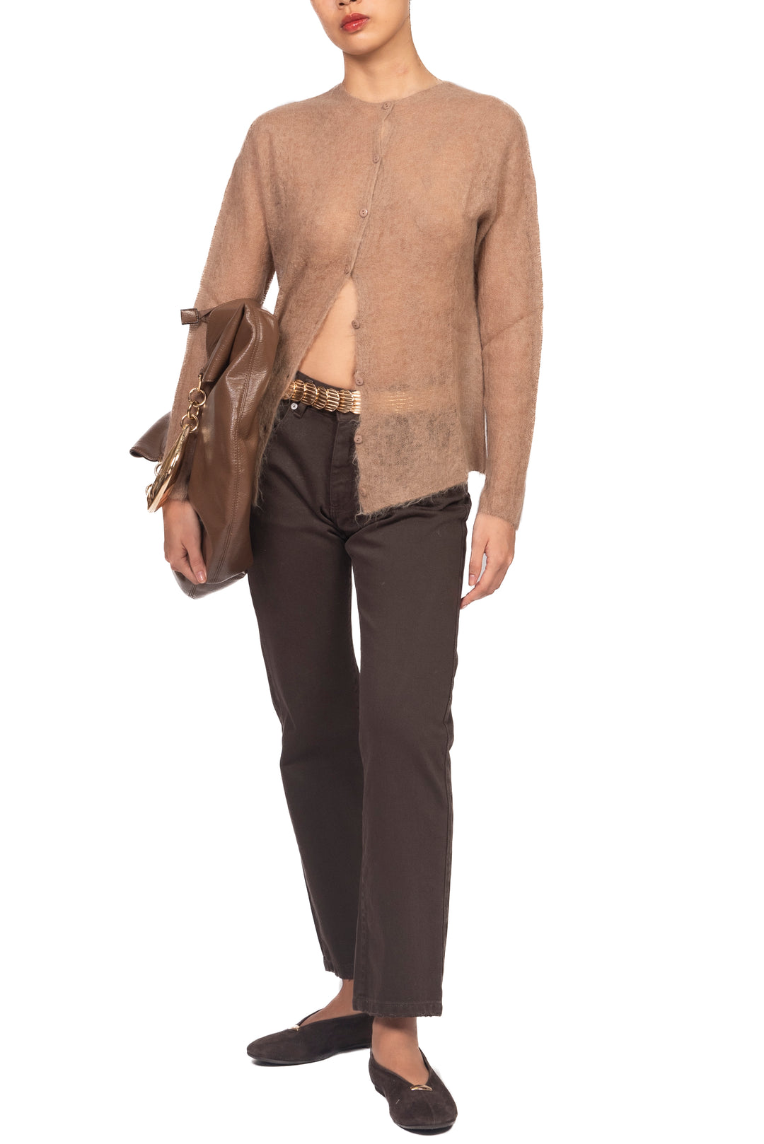 Kontatto - Cardigan treccia misto alpaca Art. 3M1771C