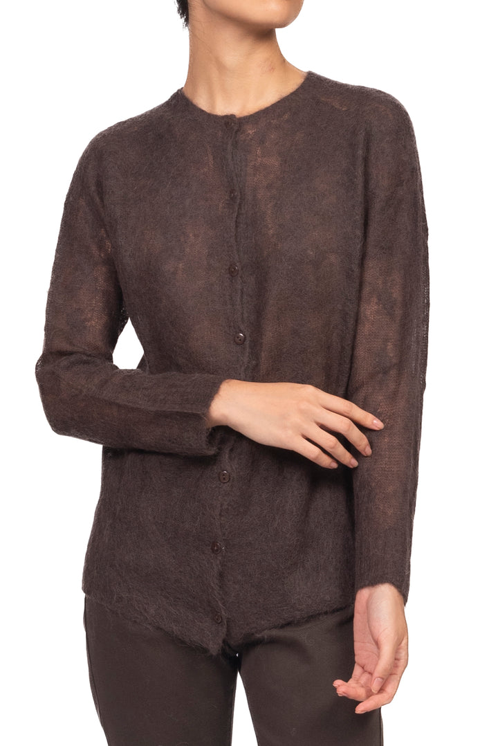 Kontatto - Cardigan treccia misto alpaca Art. 3M1771C