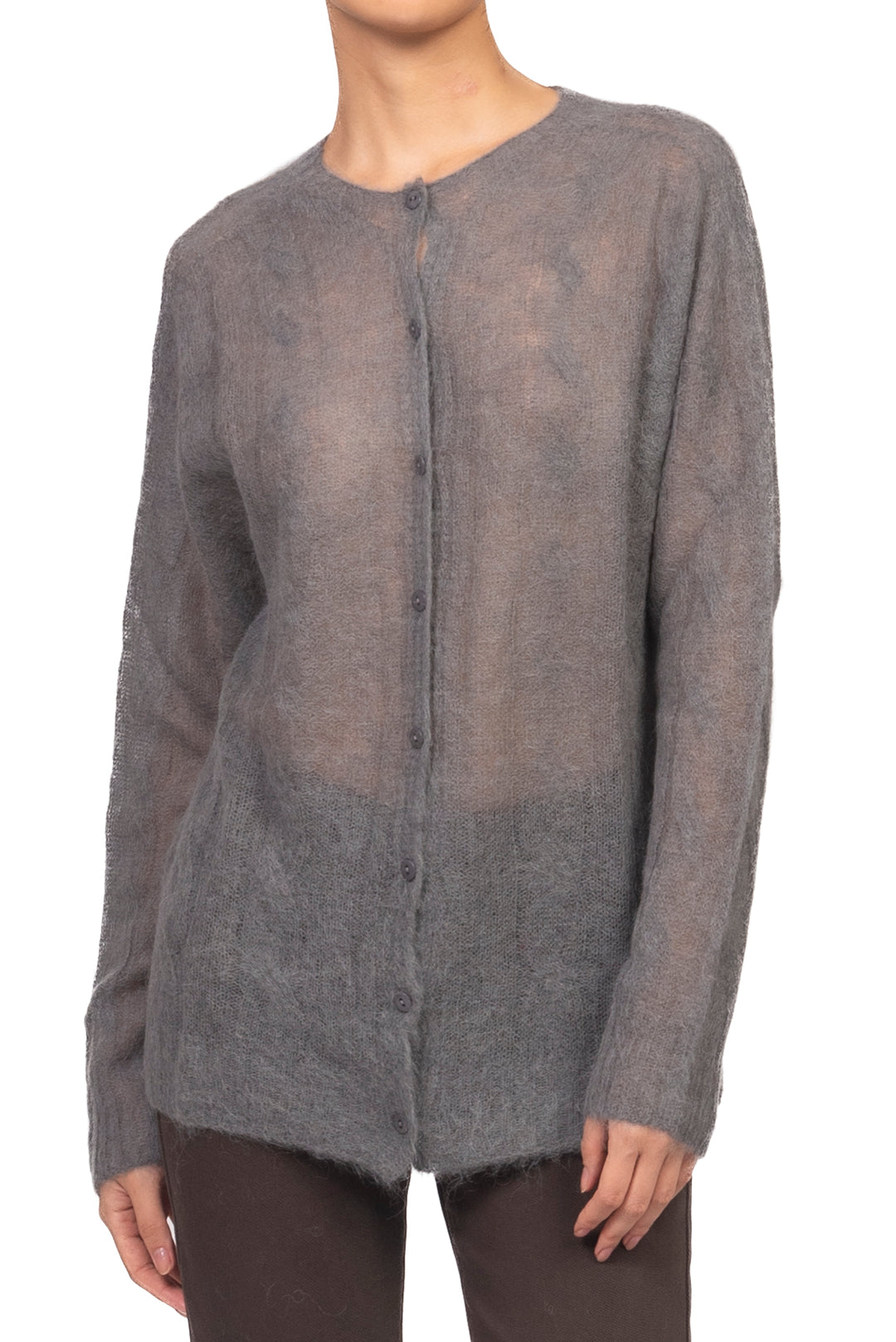 Kontatto - Cardigan treccia misto alpaca Art. 3M1771C