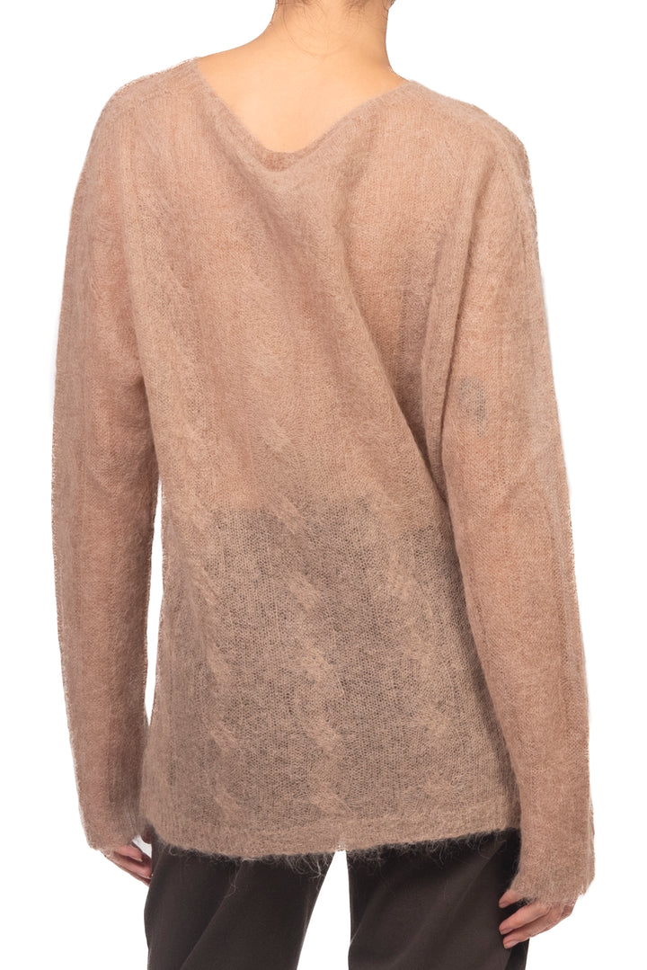 Kontatto - Maglia treccia misto alpaca Art. 3M1768C