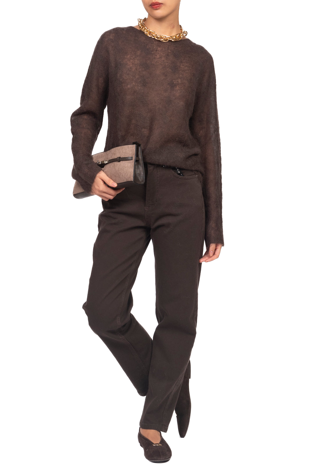 Kontatto - Maglia treccia misto alpaca Art. 3M1768C