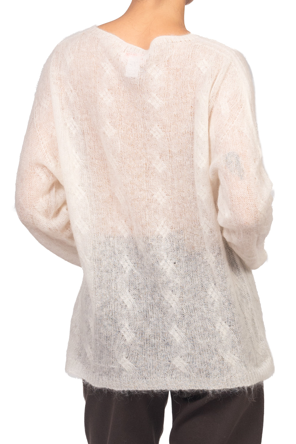 Kontatto - Maglia treccia misto alpaca Art. 3M1768C