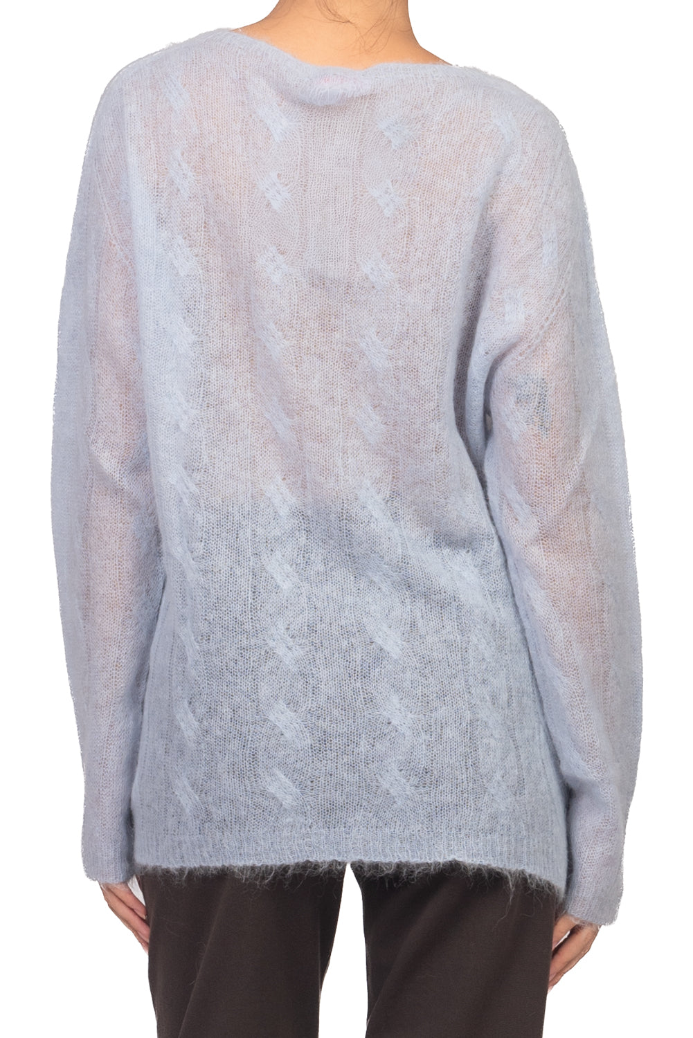 Kontatto - Maglia treccia misto alpaca Art. 3M1768C