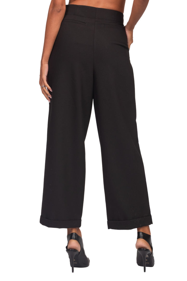 Tensione In - Pantalone baggy con risvolto Art. 27P6117