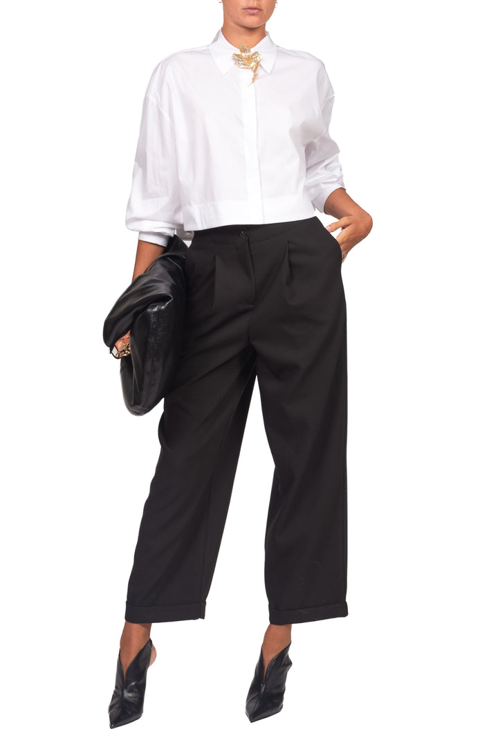 Imperial - Camicia crop con spilla Art. CPE0MFP