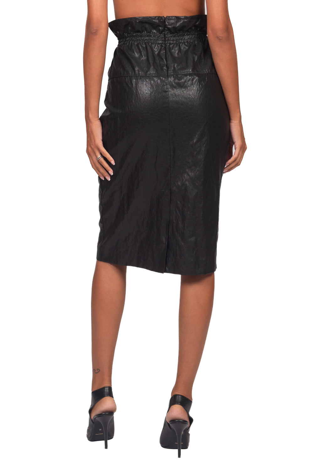 Tensione In - Gonna ecopelle con elastico Art. GH625
