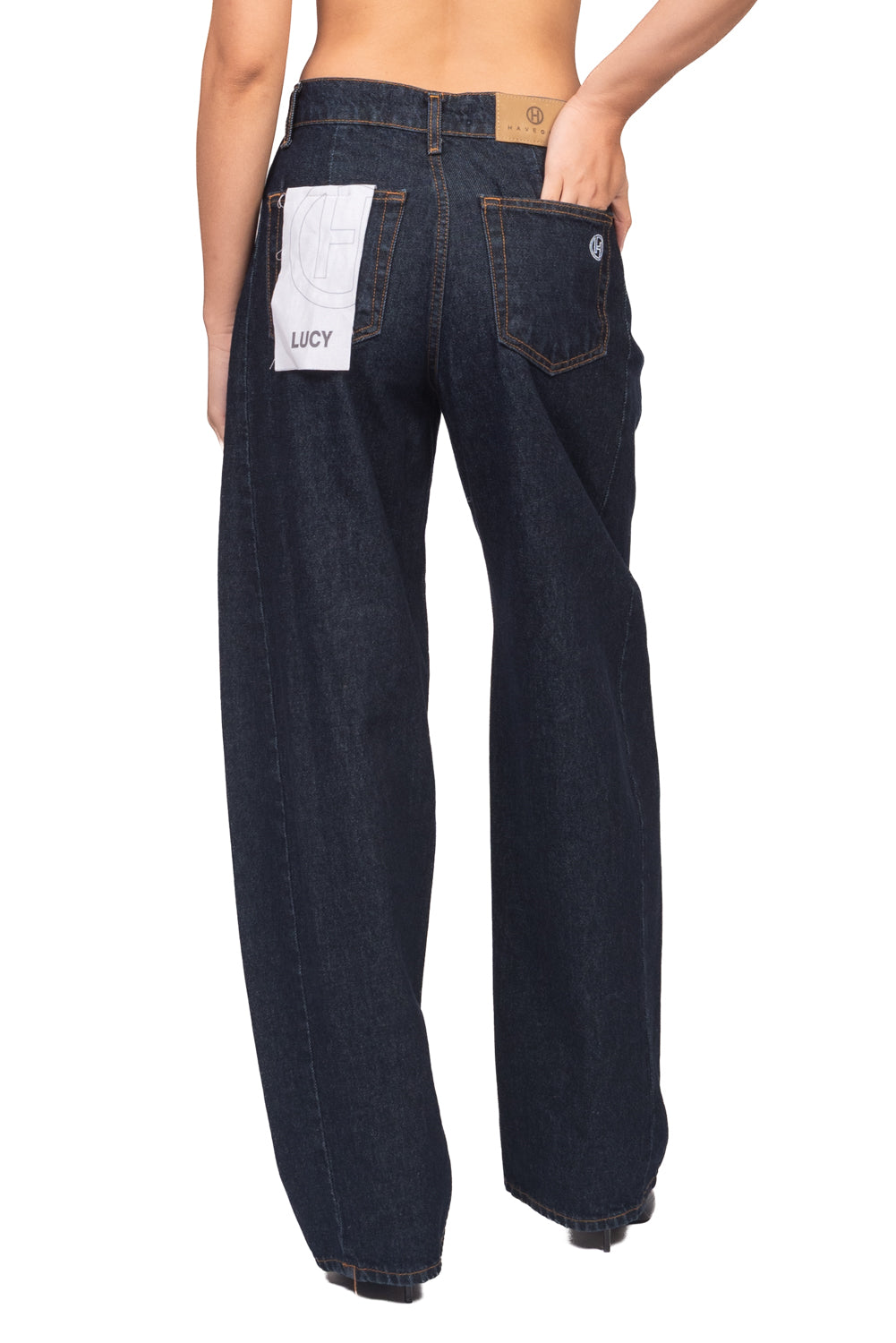 Have One - Jeans LUCY semi barrel con cuciture Art. PLS-R109