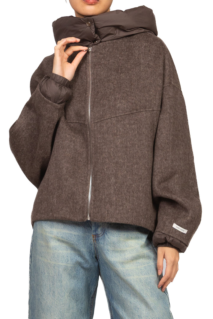 Have One - Cappotto hand made corto con cappuccio Art. KCT-R017