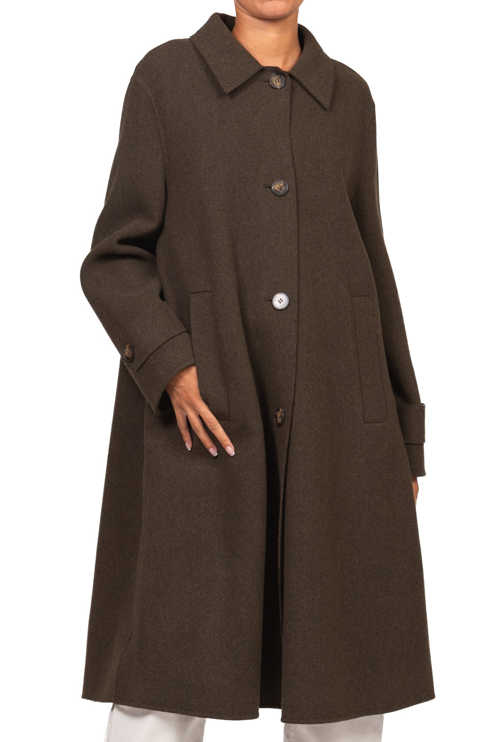 Vicolo - Cappotto hand made con martingala Art. TAC0034