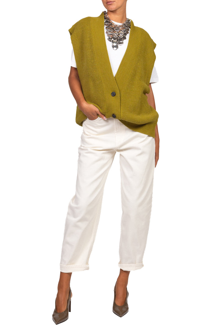 Vicolo - Gilet in maglia over 3 bottoni Art. 7AC7083