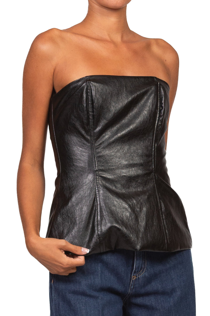Vicolo - Top bustino ecopelle Art. TAC0328
