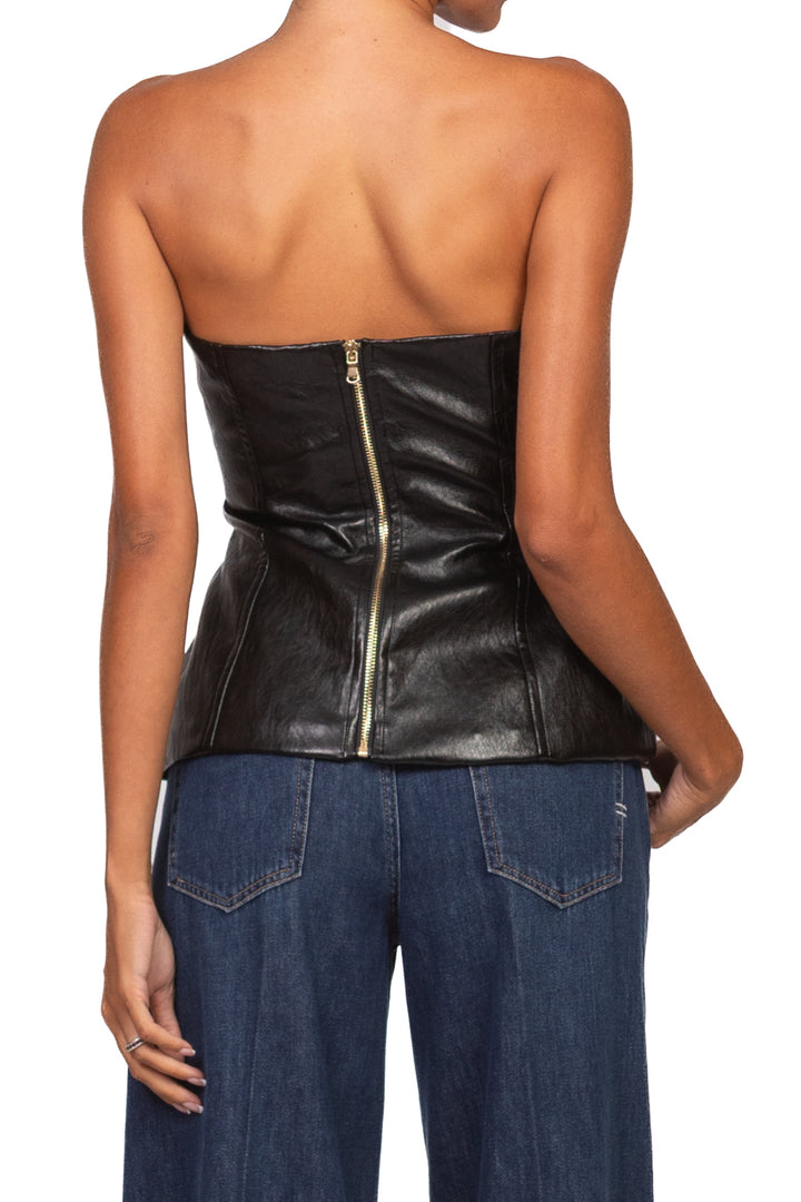 Vicolo - Top bustino ecopelle Art. TAC0328