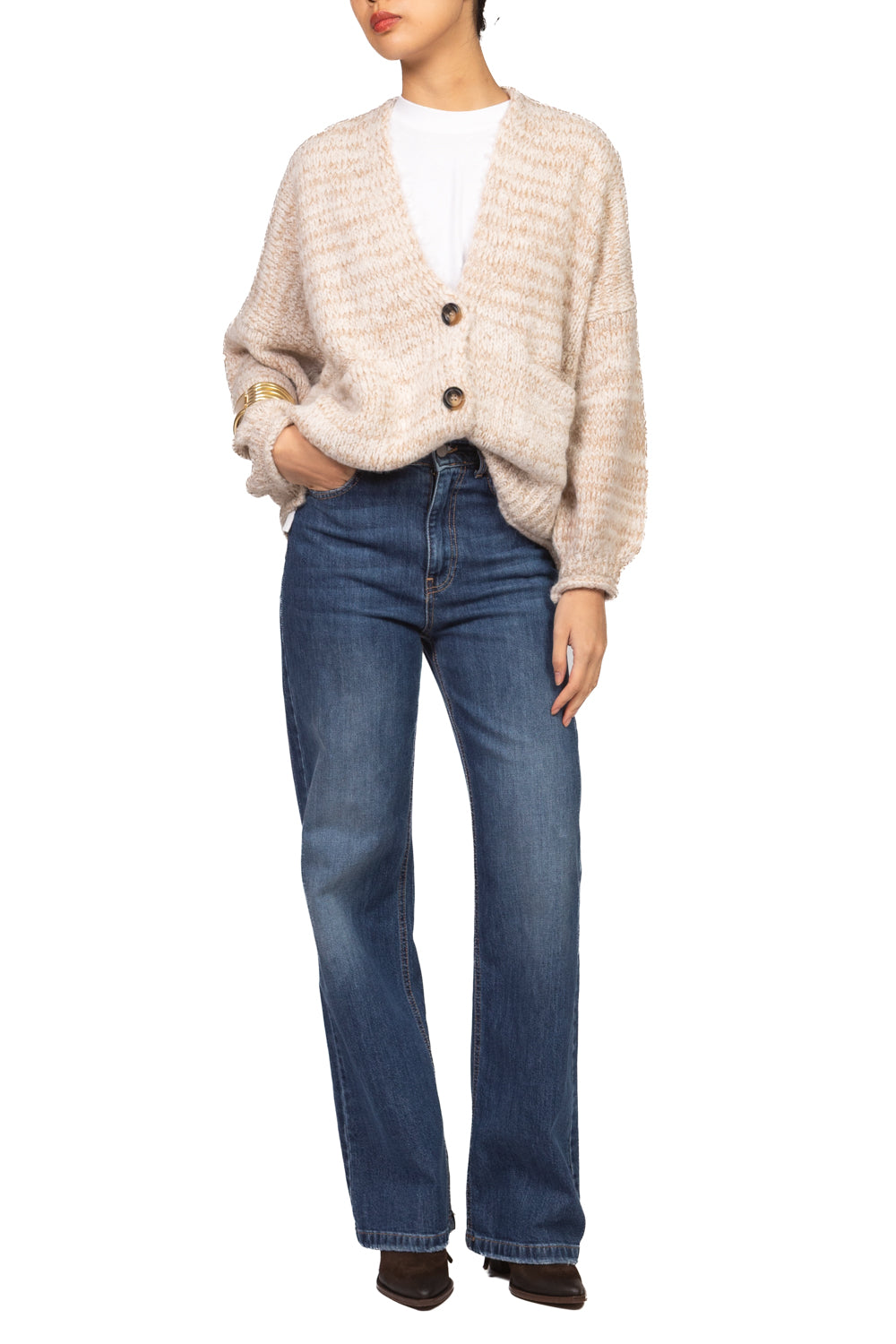 Have One - Cardigan scollo V melange Art. JIT-R028