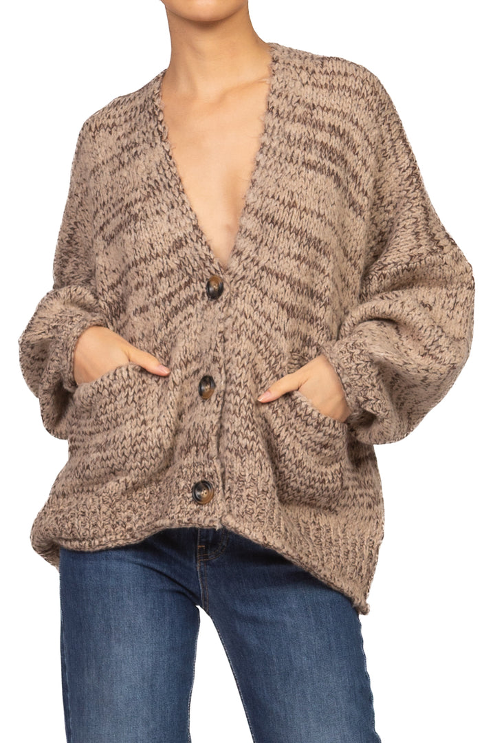 Have One - Cardigan scollo V melange Art. JIT-R028
