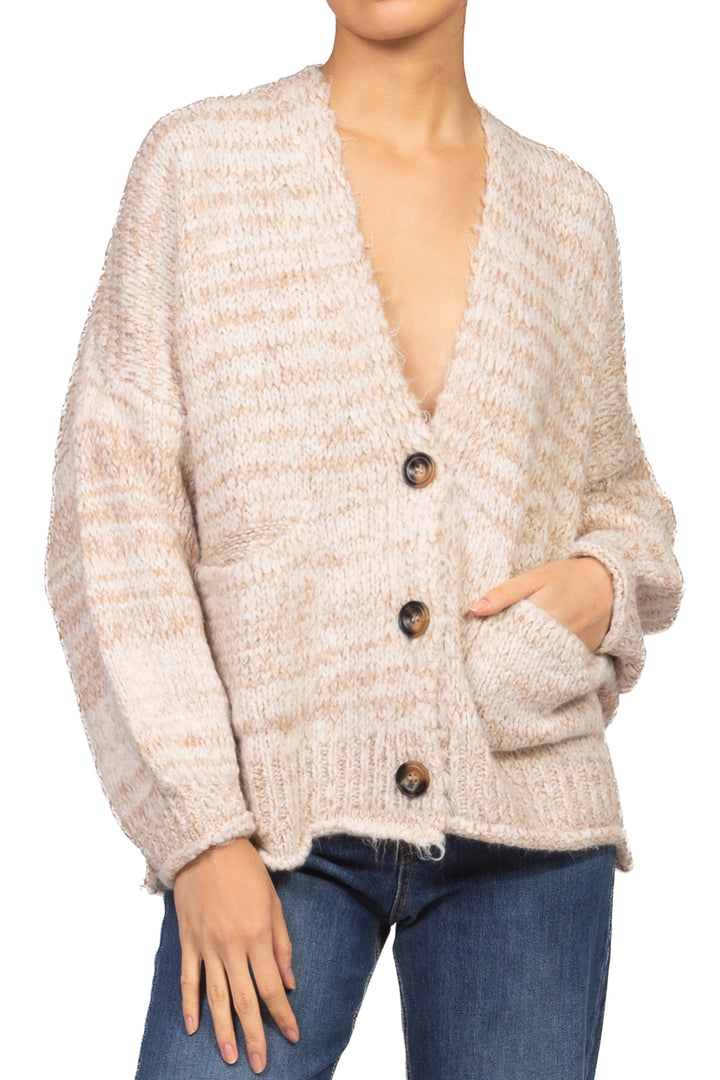 Have One - Cardigan scollo V melange Art. JIT-R028