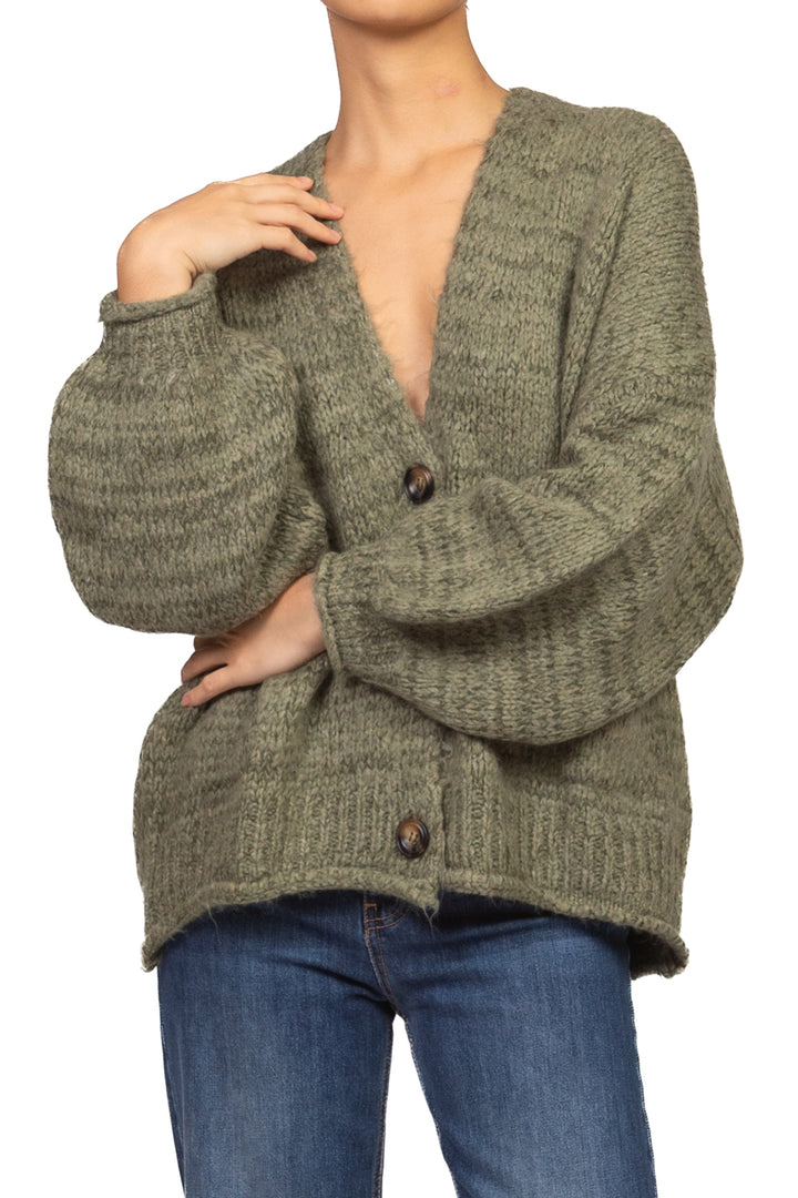 Have One - Cardigan scollo V melange Art. JIT-R028
