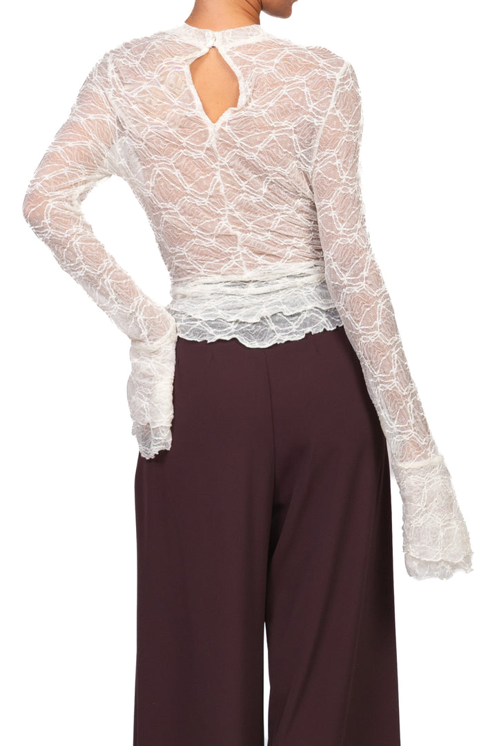 Vicolo - Maglia pizzo con balze Art. TAC0605