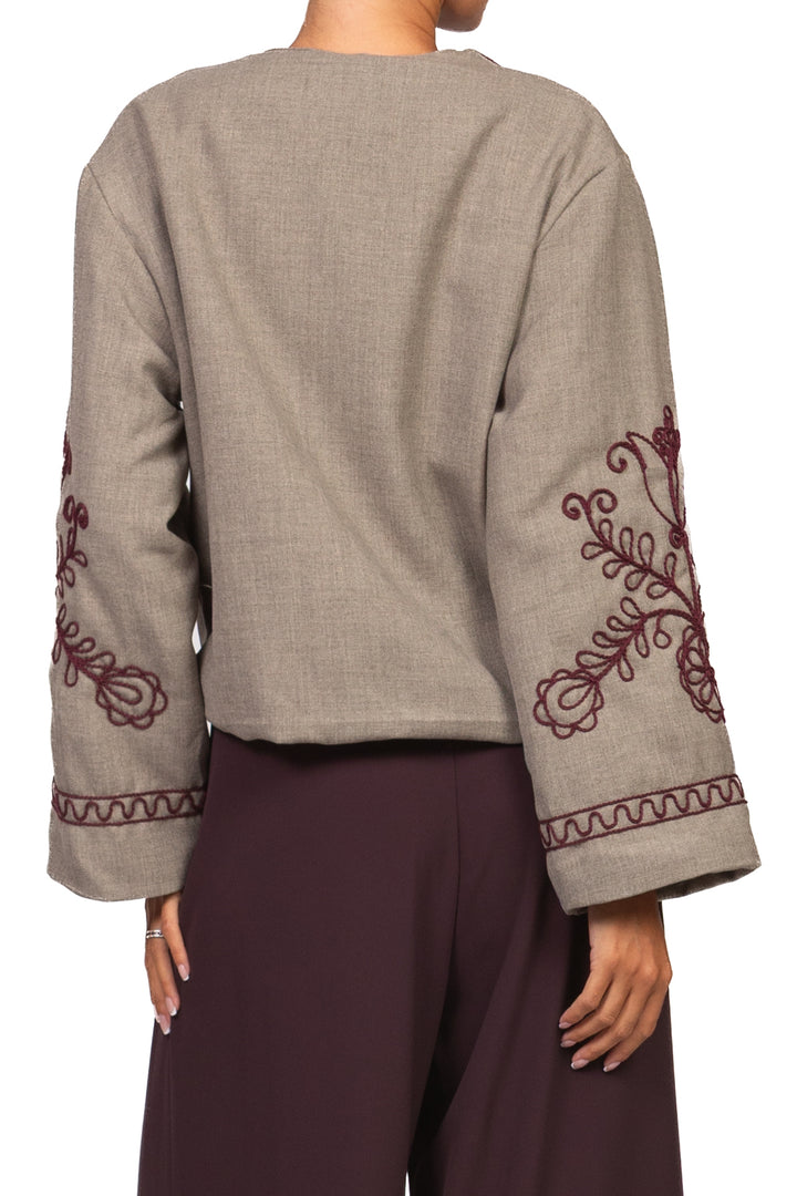 Tensione In - Giacca imbottita ricamata Art. FW260006