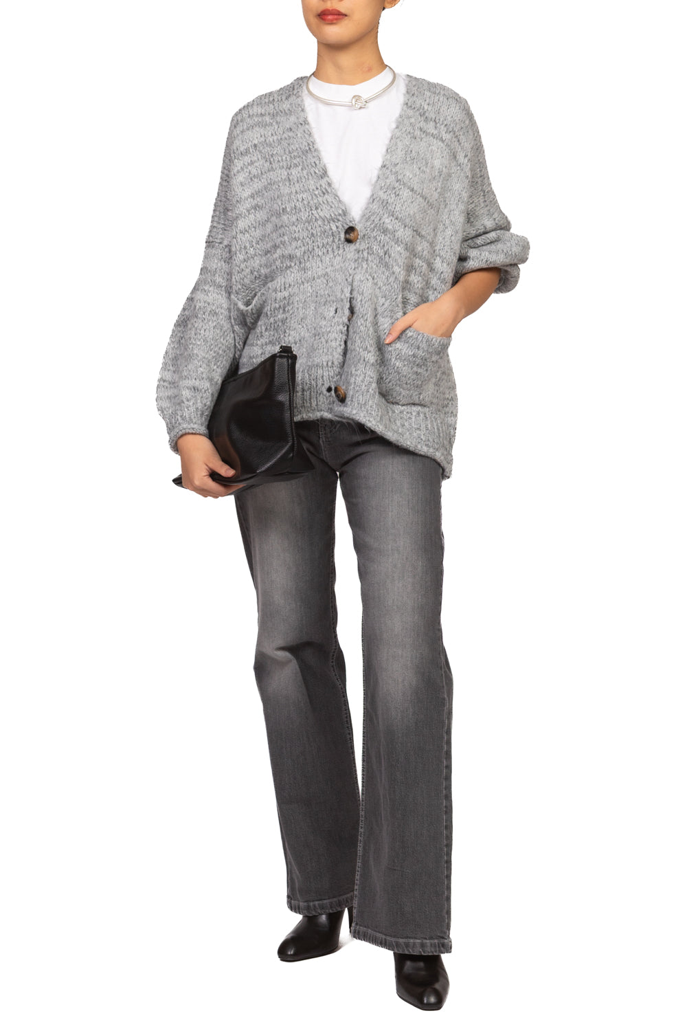 Have One - Cardigan scollo V melange Art. JIT-R028