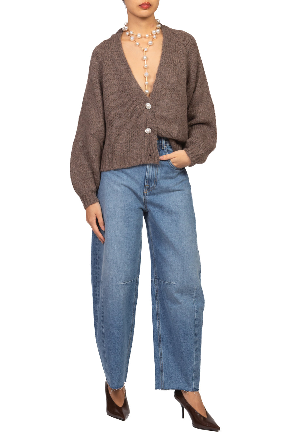 Have One - Cardigan bottoni gioiello  Art. JIT-R027