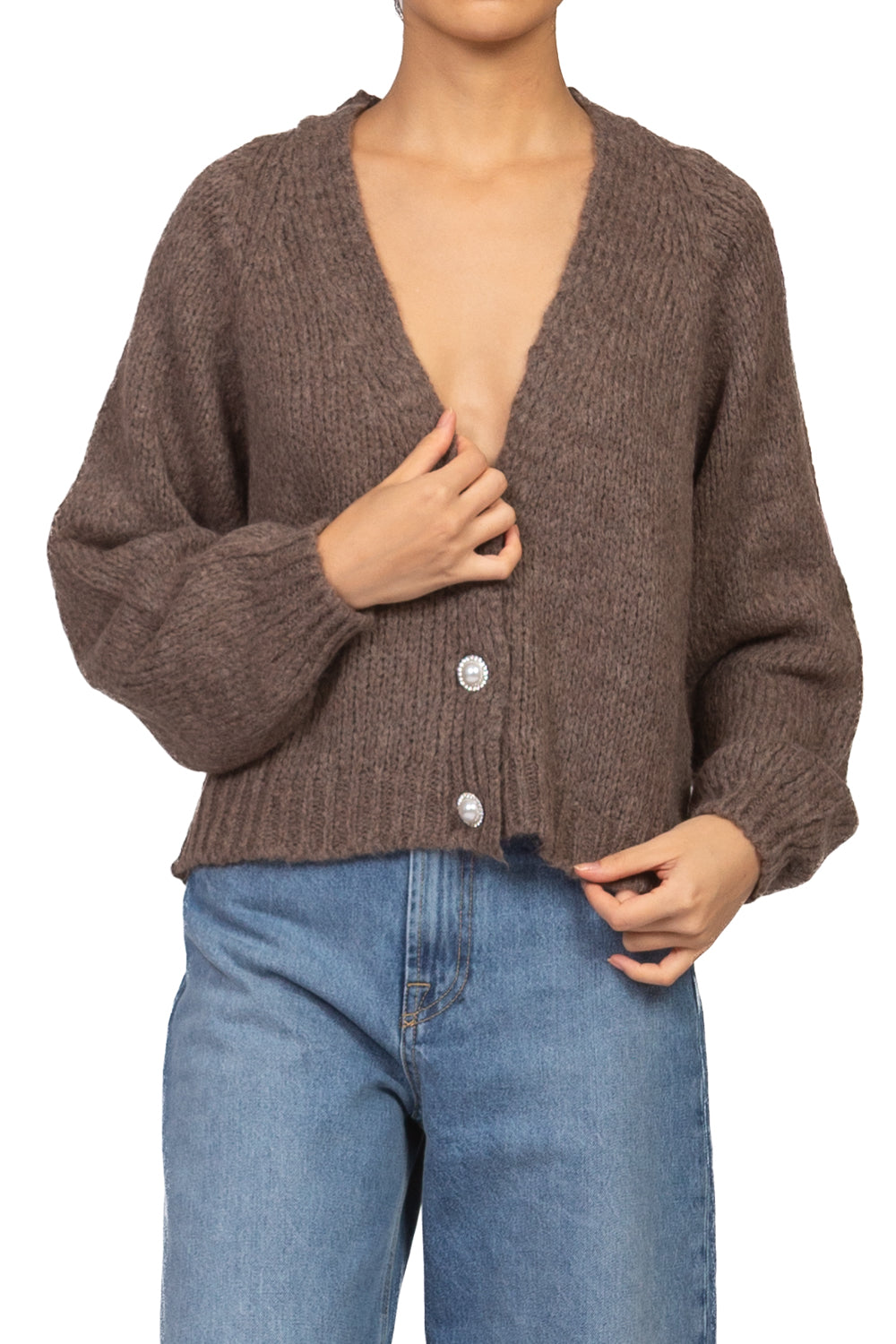 Have One - Cardigan bottoni gioiello  Art. JIT-R027