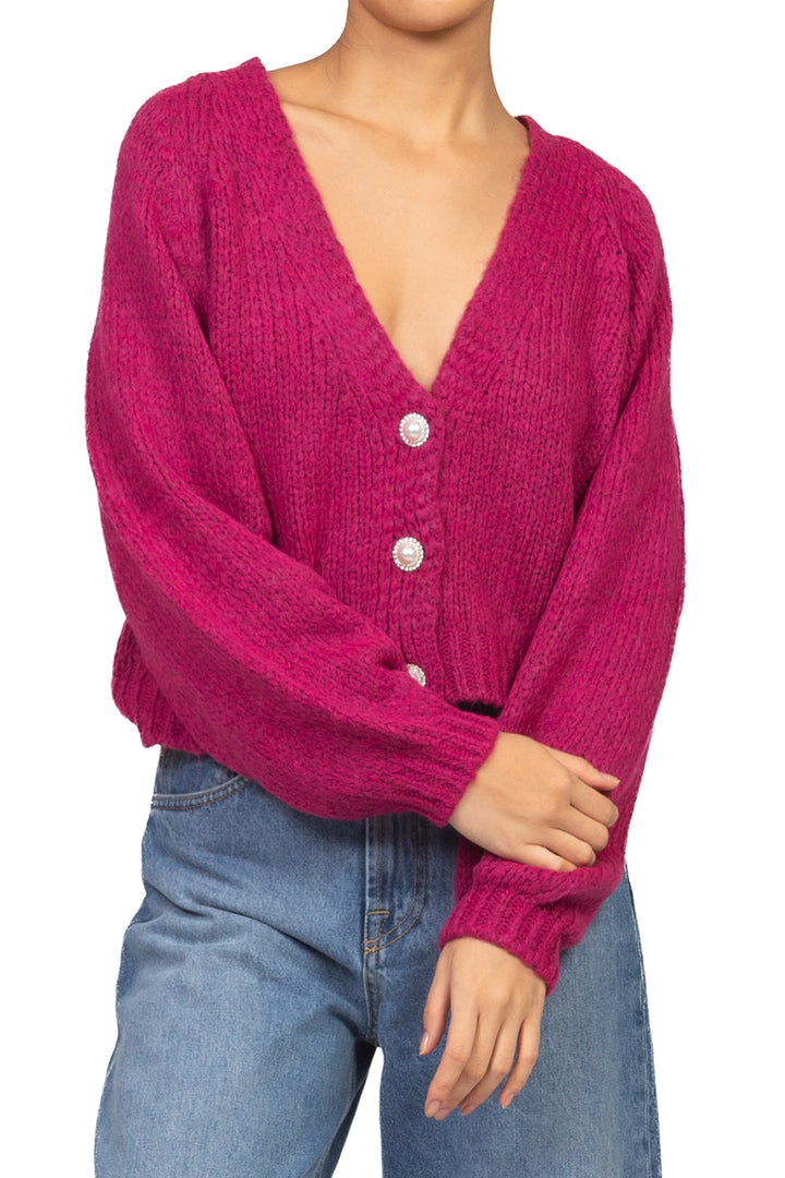 Have One - Cardigan bottoni gioiello  Art. JIT-R027