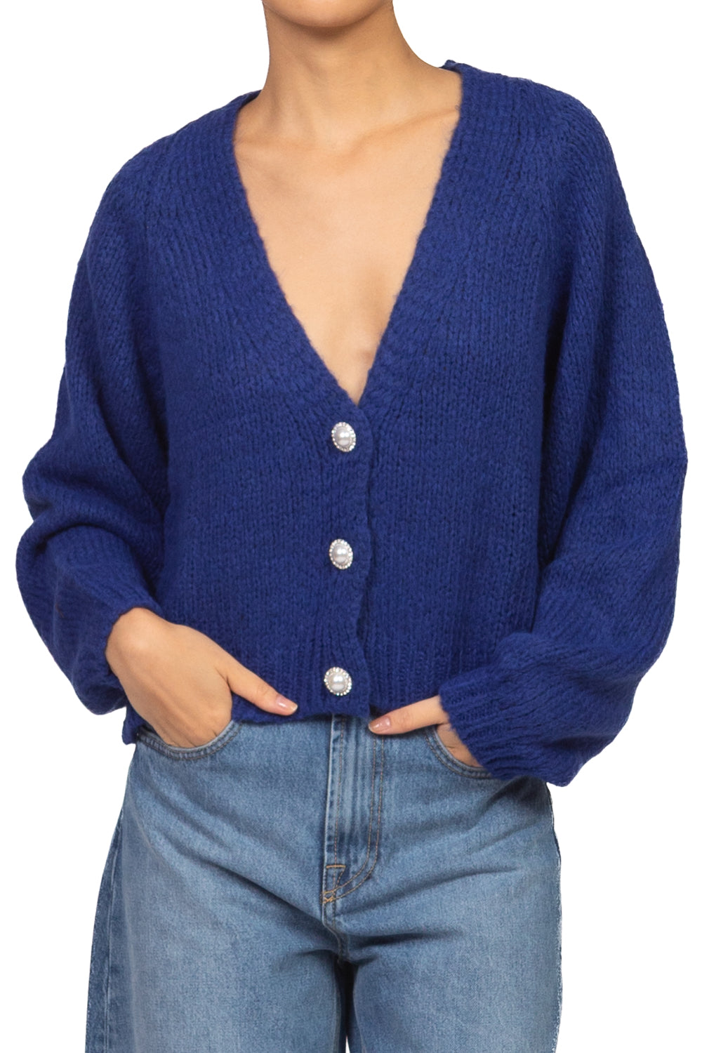Have One - Cardigan bottoni gioiello  Art. JIT-R027