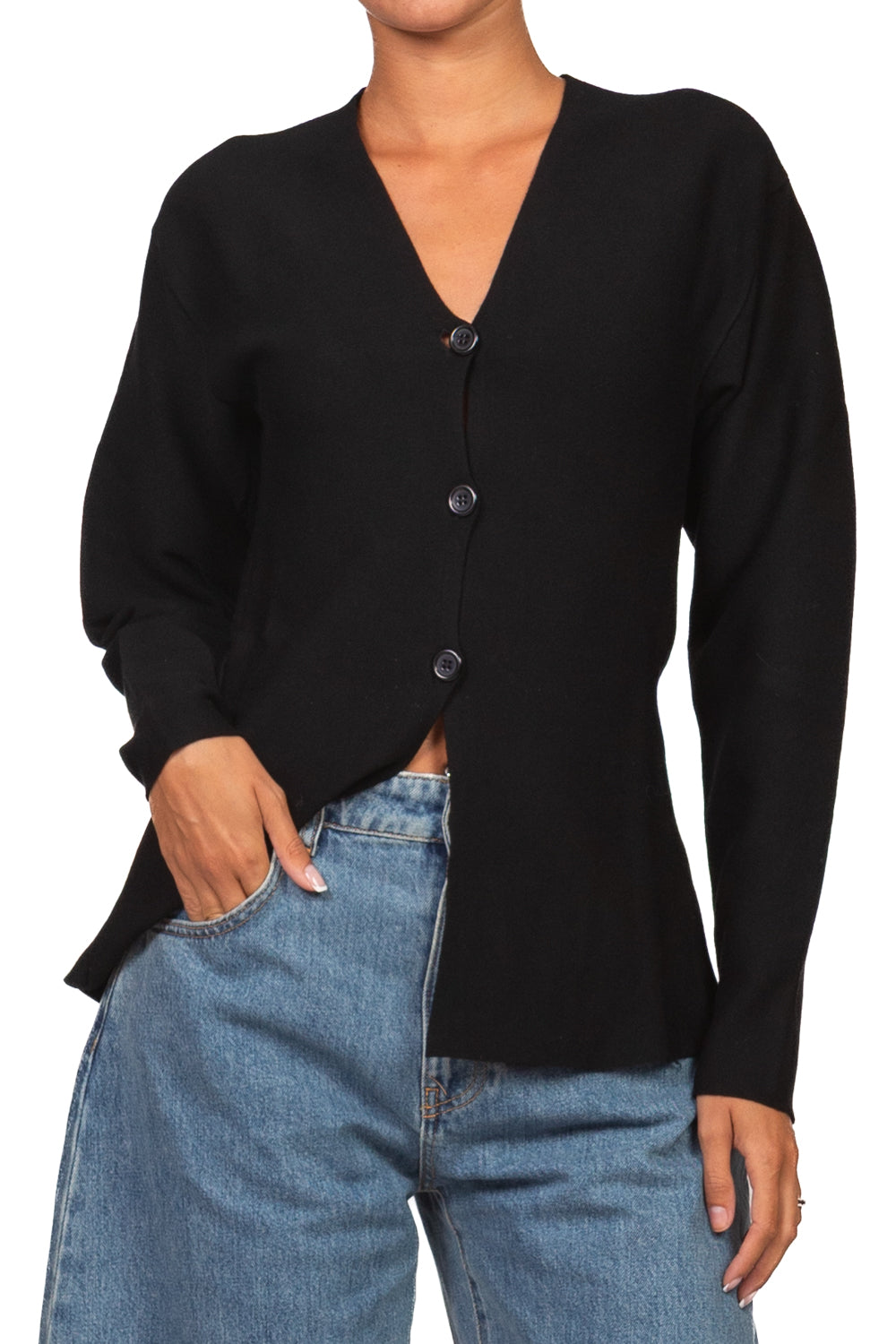 Kontatto - Cardigan sfiancato scollo V Art. 3M1842C
