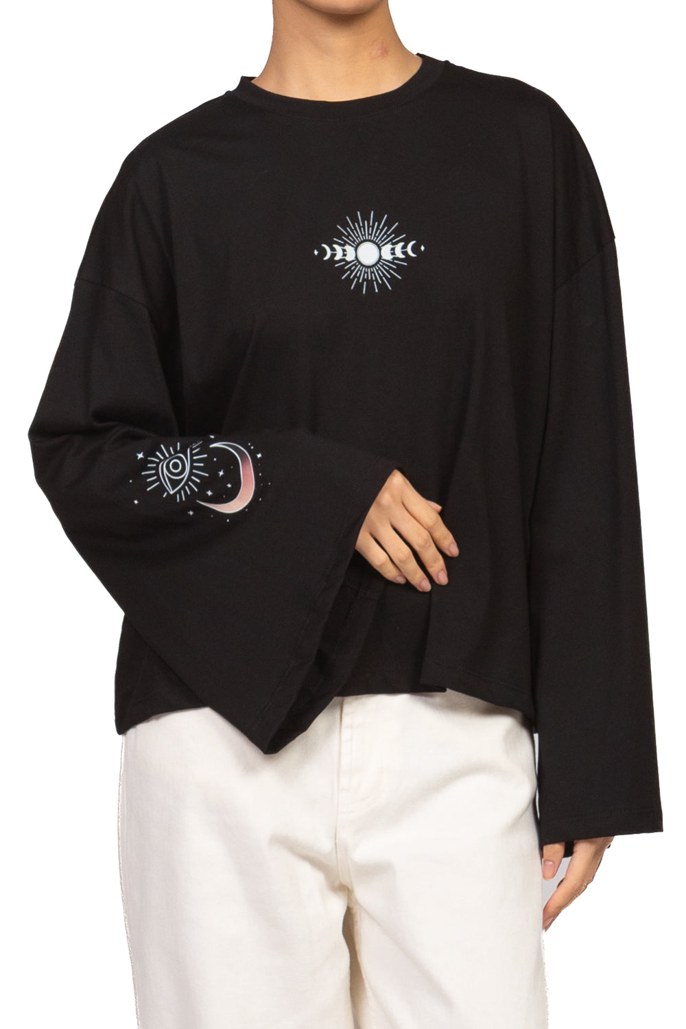 Vicolo - T-shirt manica lunga stampa Art. RAC0209
