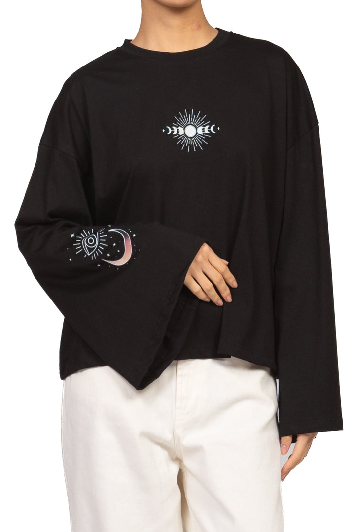 Vicolo - T-shirt manica lunga stampa Art. RAC0209