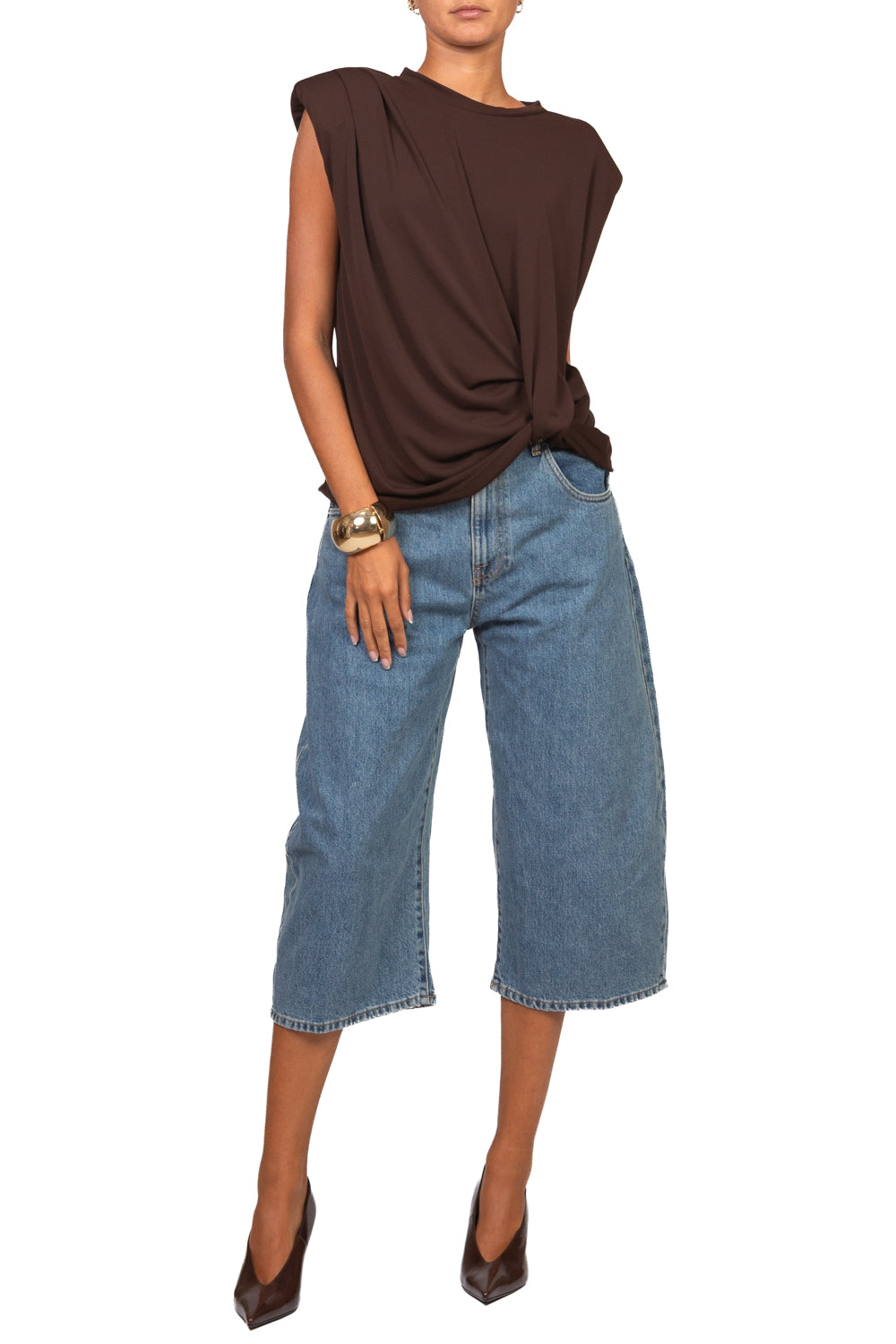 Vicolo - Blusa in crepe con spalline Art. TAC0377