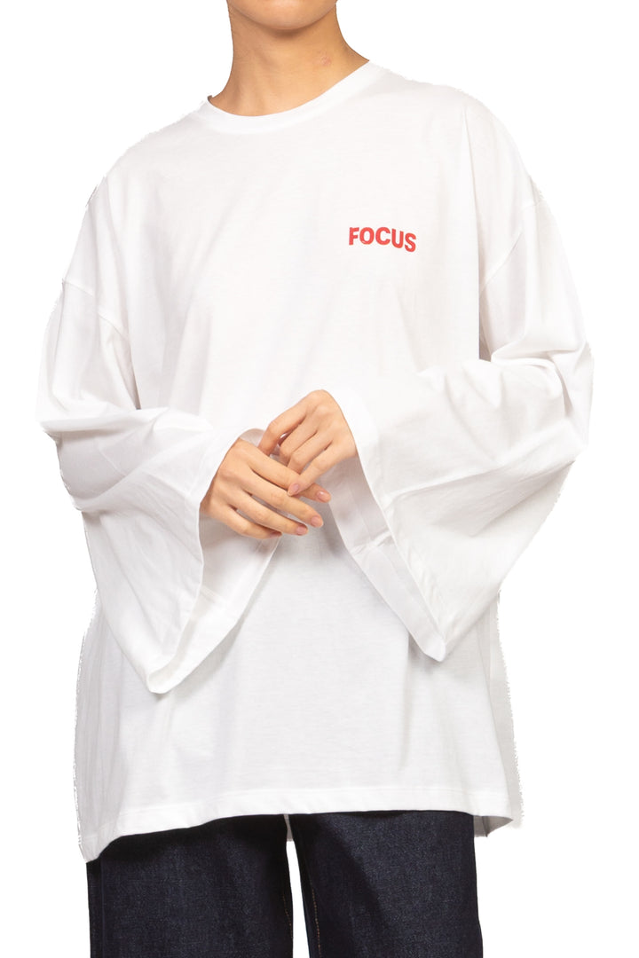 Vicolo - T-Shirt over manica lunga con stampa Art. RAC0161
