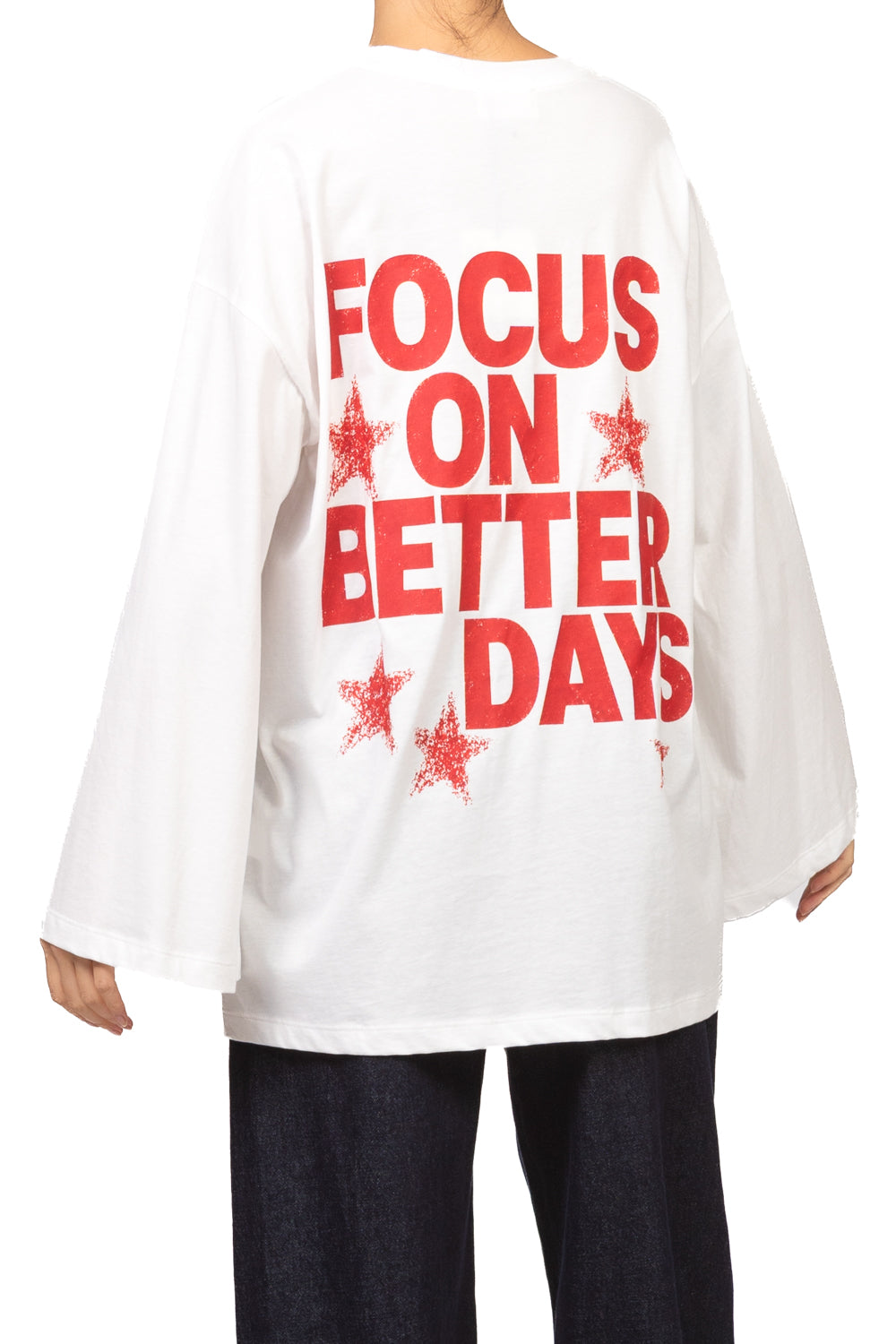 Vicolo - T-Shirt over manica lunga con stampa Art. RAC0161