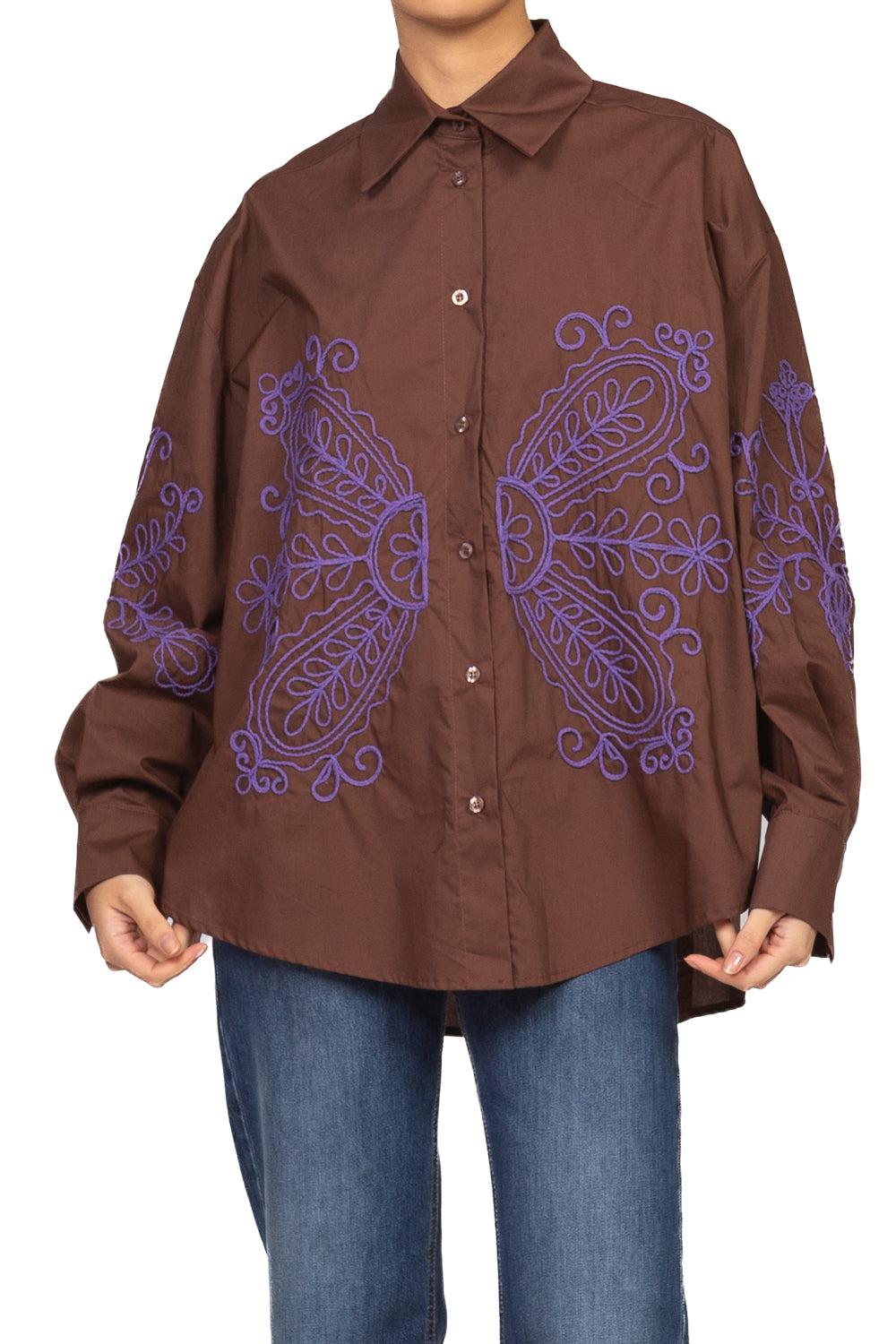 Tensione In - Camicia con ricamo Art. FW260032