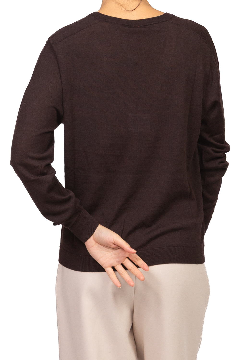 Tensione In - Maglia scollo v in lana  Art. MLN06AI26