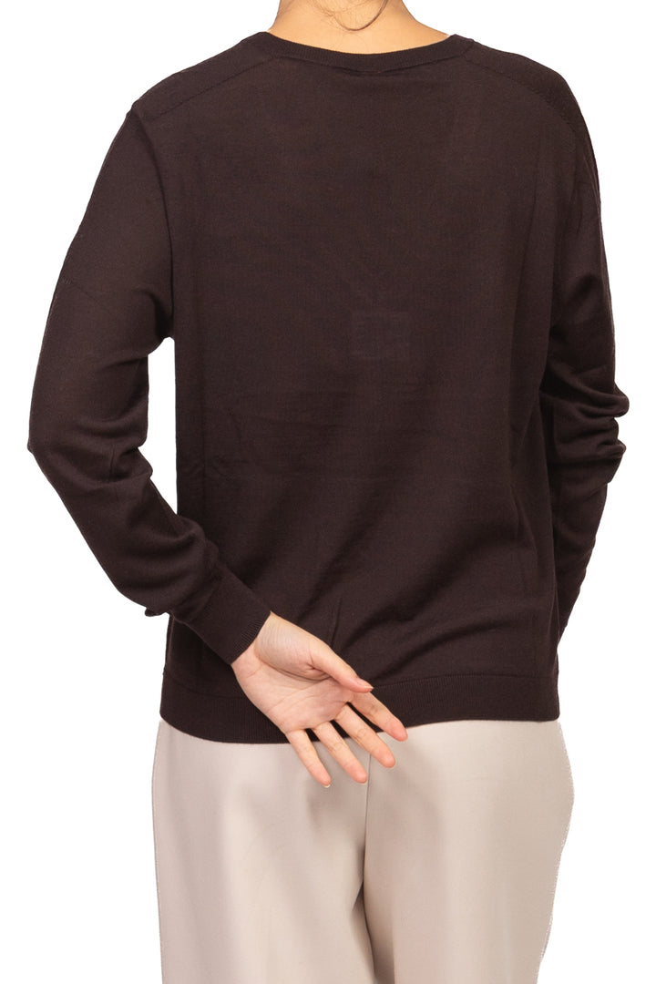 Tensione In - Maglia scollo v in lana  Art. MLN06AI26