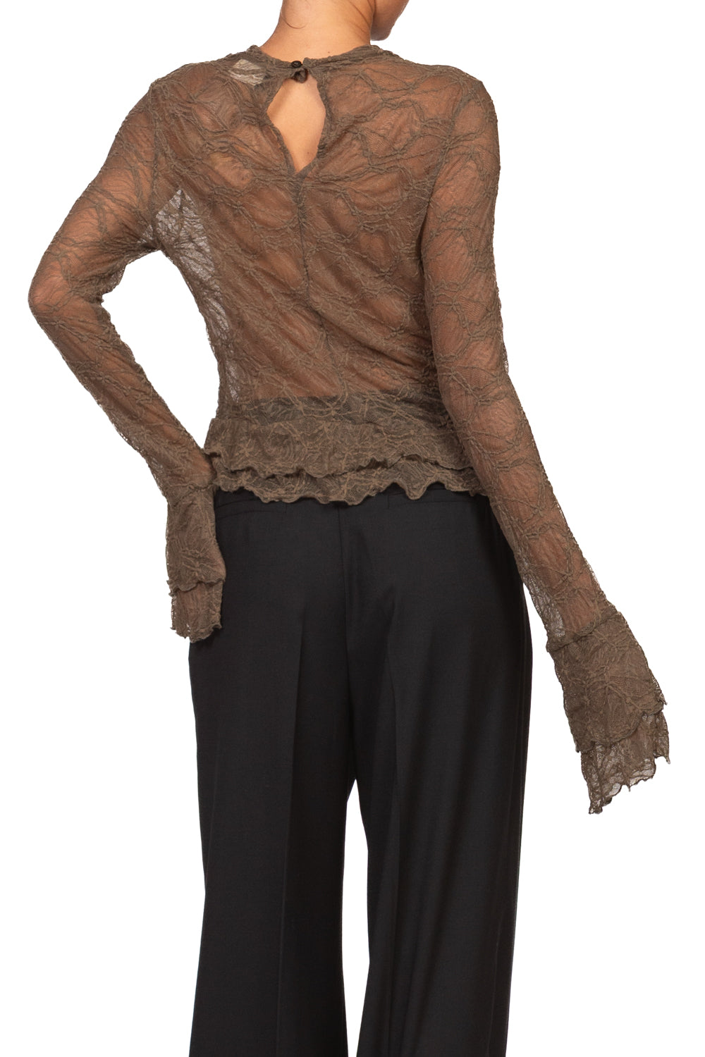 Vicolo - Maglia pizzo con balze Art. TAC0605