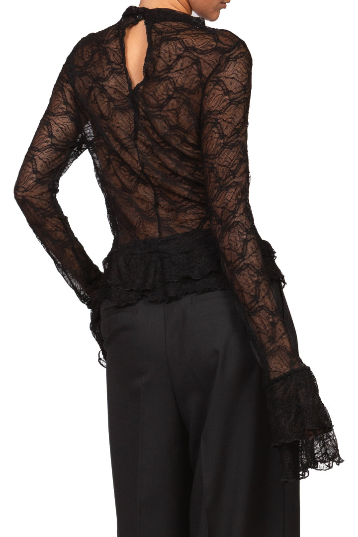Vicolo - Maglia pizzo con balze Art. TAC0605