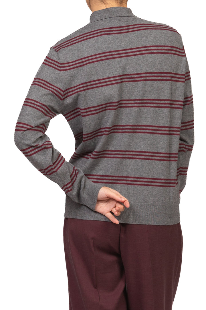 Kontatto - Cardigan polo rigato Art. 3M1849C