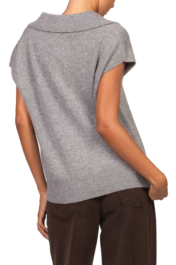 Dixie - Gilet con colletto in lana Art. M833B090X