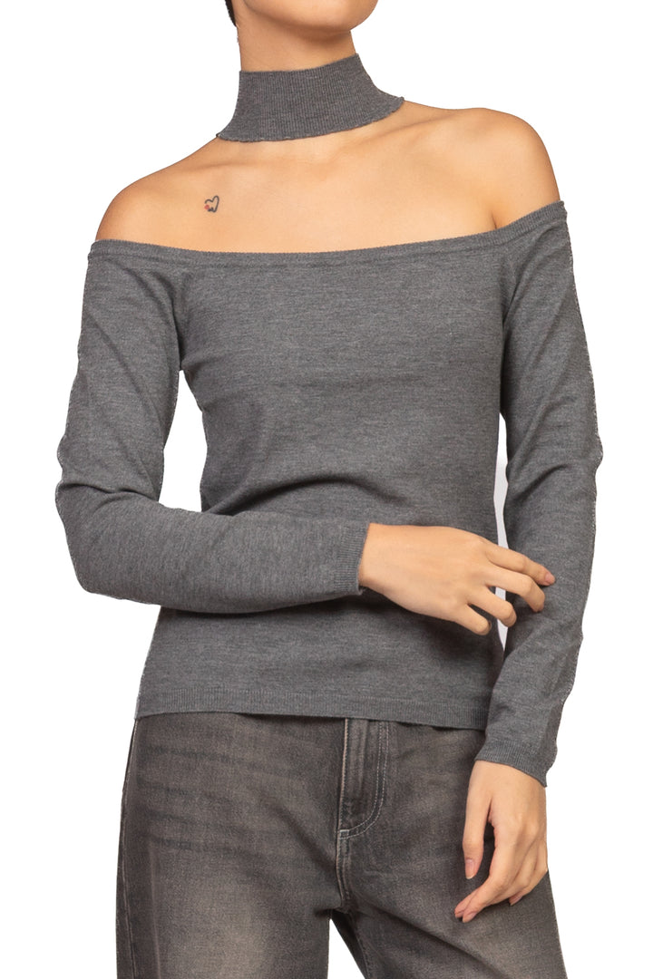 Kontatto - Maglia cut out collo alto Art. 3M1847C