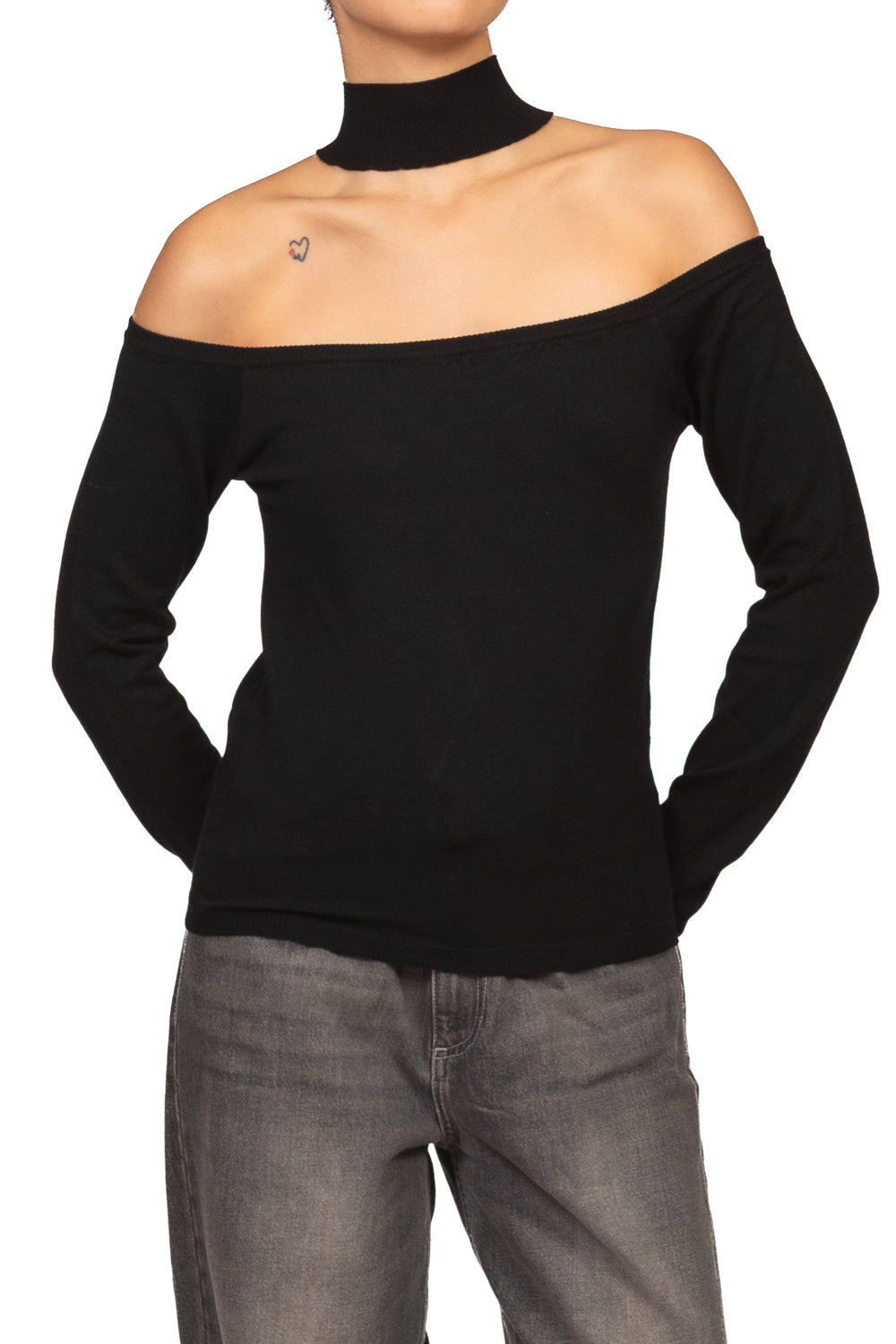 Kontatto - Maglia cut out collo alto Art. 3M1847C
