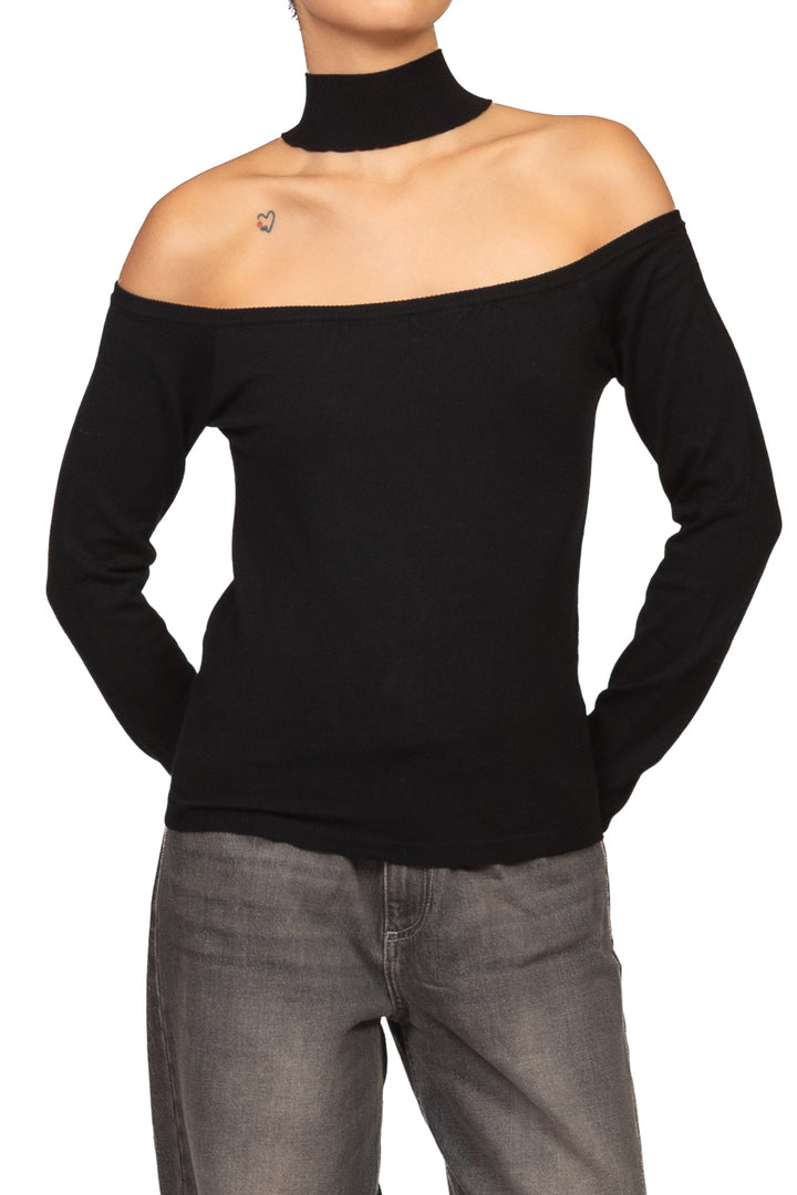 Kontatto - Maglia cut out collo alto Art. 3M1847C
