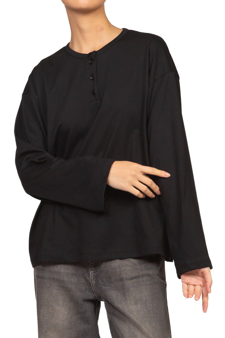 Vicolo - T-Shirt serafino con manica lunga Art. UAC0112
