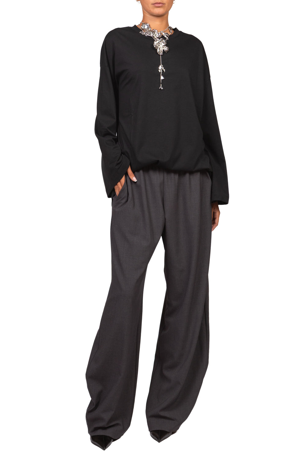 Tensione In - T- Shirt girocollo manica kimono Art. FW260045