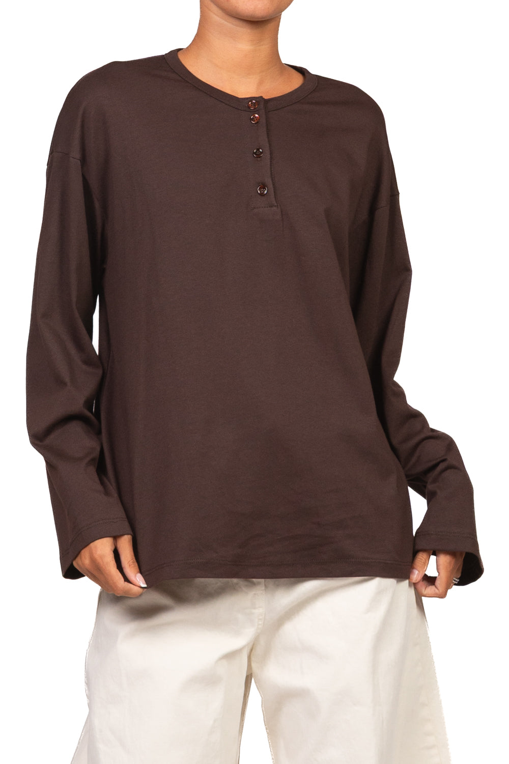 Vicolo - T-Shirt serafino con manica lunga Art. UAC0112