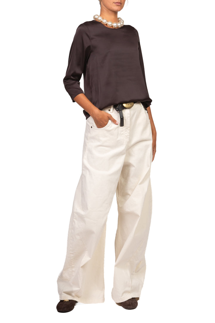 Imperial - Blusa satin manica tre quarti Art. CDP0MDG
