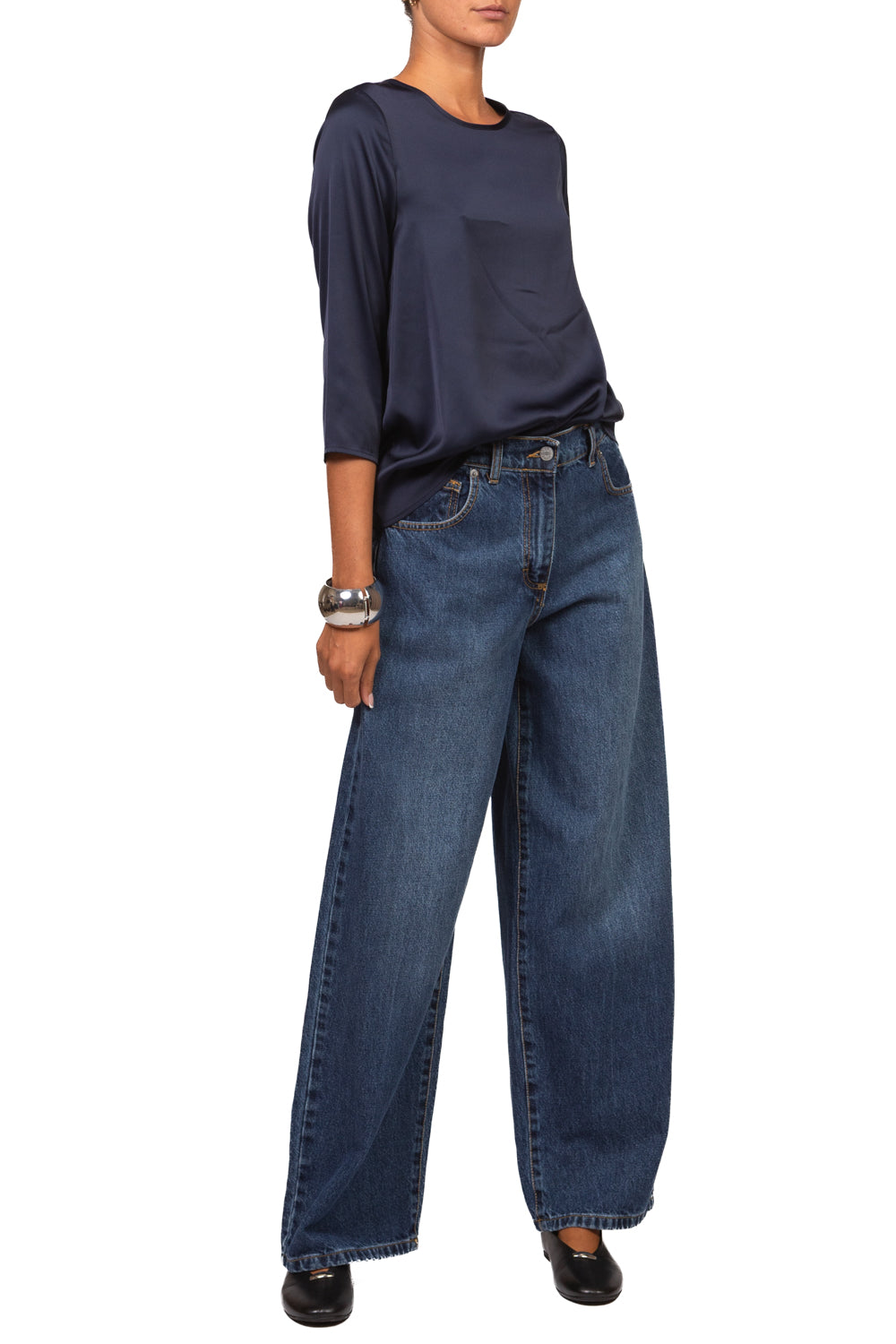 Imperial - Blusa satin manica tre quarti Art. CDP0MDG