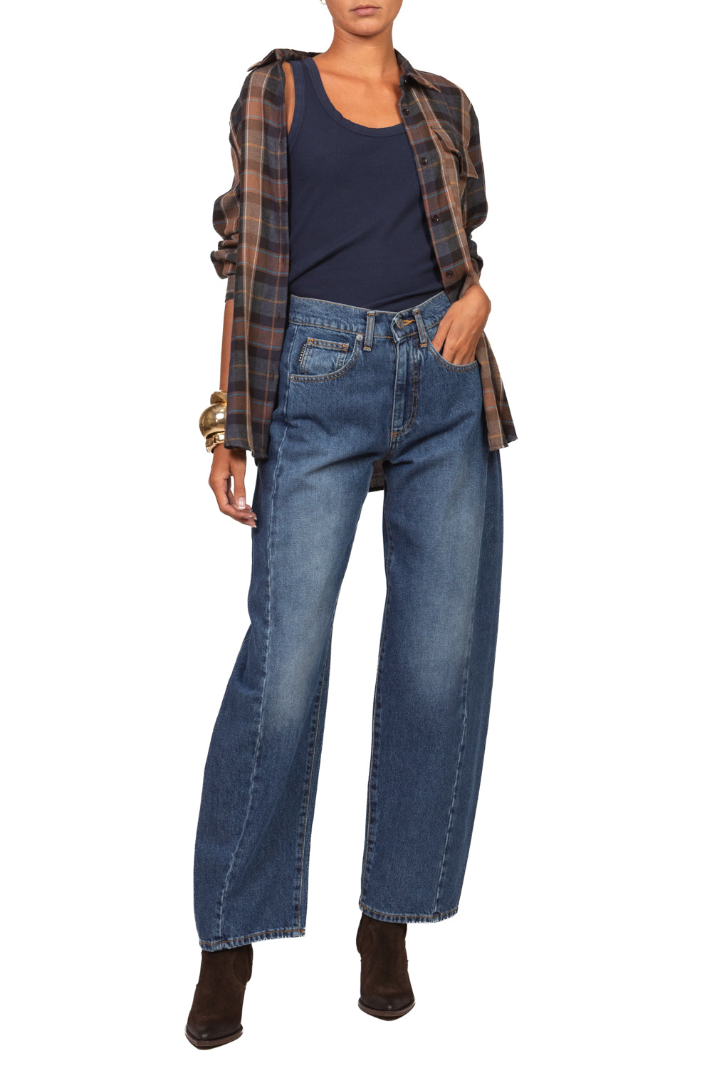 Have One - Jeans LUCY semi barrel con cuciture Art. PLS-R110