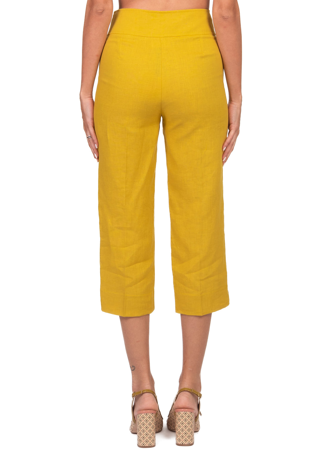 Vicolo - Pantalone capri chiusura asimmetrica Art. TAB1595